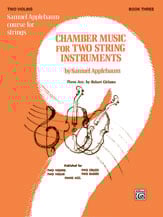 cover CHAMBER MUSIC FOR TWO STR #3 VIOLIN cover